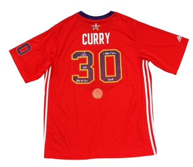 Stephen Curry Signed and Inscribed All-Star Game Jersey